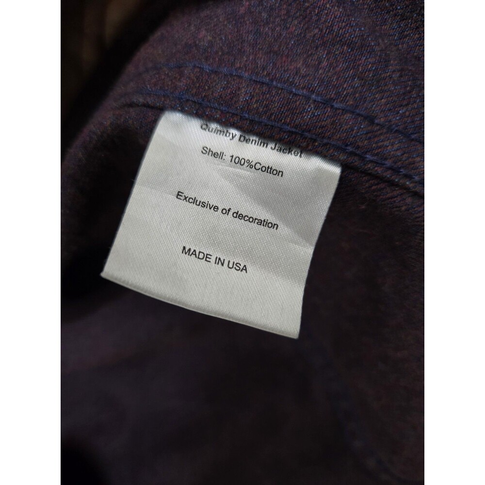 Wild Outdoor Apparel Limited Edition 9/50 Denim Quimby Jacket Men’s Large -- Euc View 5